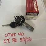 Standard US287L Ignition Lock Cylinder New Old Stock Nib. Fixed Price $28.00.