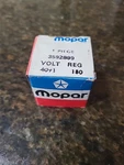 1962-89 Dodge, Plymouth, Chrysler Instrument Voltage Regulator Oem Nos. Fixed Price $60.00.