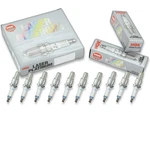 Pc Ngk 5255 BUR9EQP Laser Platinum Spark Plugs For N3A1-18-110 1765256 Jk. Fixed Price $88.37.