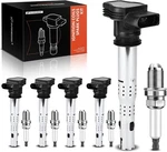 A-premium Set Of 5 Ignition Coil Pack And Iridium Spark Plugs Compatible.... Fixed Price $115.42.