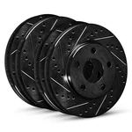 For Volkswagen Atlas Cross Sport 20-26 Brake Rotor Set Drilled & Slotted Front. Fixed Price $581.92.