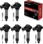 Kacuyelin Pack Ignition Coil UF569 & Iridium Spark Plugs Set. Fixed Price $20.00.
