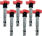 Rep Top Ignition Coil Set Of 6 Compatible With Volkswagen Touareg Audi A4 A5.... Fixed Price $99.73.