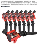 Carbole DG508 Ignition Coil Pack Pcs Curved Boot Ford Lincoln Mercury V8 V10. Fixed Price $29.40.