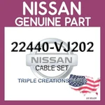 Genuine Nissan 22440-VJ202 Cable Set-high Tension 22440VJ202 Oem. Fixed Price $192.74.