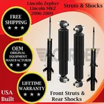 Monroe Oem Front Strut & Rear Shock For 2006-2009 Lincoln Mkz/zephyr Lifetime W.. Fixed Price $263.87.