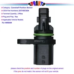 Engine Camshaft Position Sensor For Nissan Versa 1.6L 09-19 23731EC02A 009168521. Fixed Price $15.90.