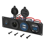 Rvmarinepat Charger Outlet Socket Panel 12V Dc 4.8A Dual Usb Power Out.... Fixed Price $25.27.