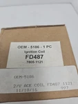 Ignition Coil Standard FD487. Fixed Price $21.99.