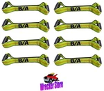 (8) 38-200-S, Sewn Eye Short Dog Bone Strap Rollback Tie Down Tow Truck. Fixed Price $108.58.