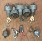 Lot Of Ignition Switch(s) With Key(s) And Other Engine Parts From 1940 Buick. Fixed Price $24.00.