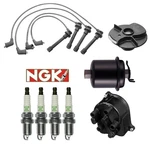 Cap Rotor Wire Ngk Spark Plugs Fuel Filter For 97-2000 Honda Civic Cx Dx Lx 1.6L. Fixed Price $132.51.