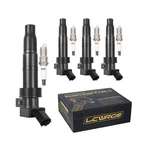 Lcwrgs Set Of Ignition Coil Pack And Iridium Spark Plugs Fits For 2.4 L4 Hy.... Fixed Price $78.12.