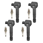 Bdfhyk Ignition Coil Pack UF400 And Iridium Spark Plug ZFR6FGP Compatible.... Fixed Price $87.90.