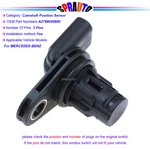 For Mercedes-benz C400 E450 GLC43 Amg Engine Camshaft Position Sensor 2769050900. Fixed Price $15.90.