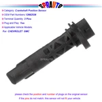 Crankshaft Position Sensor For Chevy Equinox 18-21 Malibu 16-21 Cruze 16-19 Gmc. Fixed Price $15.75.