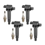 Bdfhyk Ignition Coil Pack UF316 And Iridium Spark Plug 7090 Compatible With Toyo. Fixed Price $87.07.