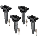 Bdfhyk Ignition Coil Pack UF333 And Iridium Spark Plug 7092 Compatible With T.... Fixed Price $89.26.