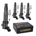 Lcwrgs Set Of Ignition Coil Pack And Iridium Spark Plugs Fits For 2.4 L4. Fixed Price $90.82.