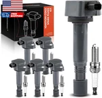 Set Of 6 Ignition Coil Pack And Iridium Spark Plugs Compatible With Honda Pilot. Fixed Price $186.53.
