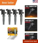 4PCS Ignition Coil & Ngk Platinum Spark Plug Pack Ford Mazda. Fixed Price $209.99.