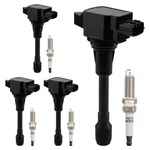 Hqpasfy Ignition Coil UF549 Pack & Iridium Spark Plugs Set Of Com... Fast Ship. Fixed Price $76.99.