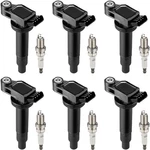 Bdfhyk Ignition Coil Pack UF267 And Iridium Spark Plugs 4504 PK20TT Compatible W. Fixed Price $91.65.