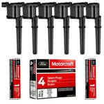 Motorcraft Spark Plug Set Of 6 & Ignition Coils Ford Mazda. Fixed Price $113.85.