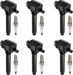 Bdfhyk Ignition Coil Pack UF648 And Iridium Spark Plug 97390 Compatible With.... Fixed Price $110.23.