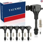 Ignition Coil Pack UF349 And Iridium Spark Plugs 6376 Replacement For Nissan. Fixed Price $151.23.