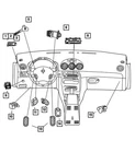 Genuine Mopar Ignition Switch 5014176AA. Fixed Price $34.49.