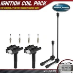 2X Ignition Coils & 4X Iridium Spark Plugs Wires For Chevrolet Metro Suzuki. Fixed Price $61.89.