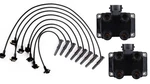 Ena Set Of 2 Ignition Coil And Wire Compatible With Lincoln Town Car Merc.... Fixed Price $77.72.