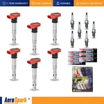6 Ignition Coil & Denso Platinum Spark Plug For 2010-2012 Audi Q5 3.2L UF529. Fixed Price $113.99.