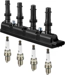 Ignition Coil Pack UF669 And Iridium Spark Plug XP3922 Compatible With Chevy Cru. Fixed Price $95.51.