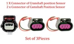3 X Connector Of Camshaft/crankshaft Position Sensor Fits:gm Saab Saturn L4-2.4L. Fixed Price $21.00.