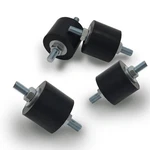 Anti-vibration Rubber Isolator Mounts With Studs Shock Absorber, M8 Large. Fixed Price $18.99.