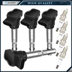 For 2.0L L4 Audi A3 A4 A5 A6 Q3 Q5 Vw Cc Jetta Ignition Coil Spark Plugs. Fixed Price $61.99.