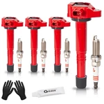 Set Of 4 Upgraded Ignition Coil Pack And Iridium Spark Plugs Fits For Honda A.... Fixed Price $99.99.