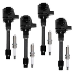 Set Of Ignition Coil Pack UF781 4PCS & Iridium Spark Plug 95660 Compat.... Fixed Price $100.15.