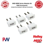 Msd 8100 8900 Series Rpm Modules White Set Of Five W/ Odd Increments #87481. Fixed Price $96.32.