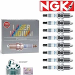 Pack Ngk Laser Iridium Spark Plugs 1422 ILKR8E6 Tune Sw. Fixed Price $113.75.