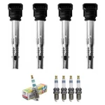 New Set Of Ignition Coil & Denso Spark Plug For 2008-2017 Audi/ Volkswagen L4. Fixed Price $106.99.