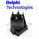 Delphi Distributor Cap For 1985-1988 Pontiac Fiero 2.8L V6 Ignition Spark Xe. Fixed Price $24.68.