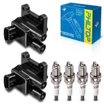 Philtop Ignition Coil Pack And Iridium Spark Plugs Fits For Toyota 1998-1999 .... Fixed Price $60.04.