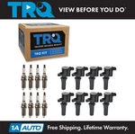 Trq Ignition Coil & Iridium Spark Plug Kit Set Ford Lincoln V8 New. Fixed Price $139.95.