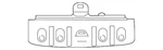 Genuine Mini Multi Switch 61-31-6-838-210. Fixed Price $295.50.