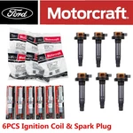 6PCS Genuine DG549 Ignition Coil SP580 Spark Plug Motorcraft Ford F150 3.5L. Fixed Price $132.00.