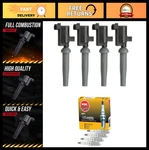 4PCS Ignition Coils & Platinum Spark Plugs Set Ford Mazda Mercury 2.0 2.3L. Fixed Price $147.99.