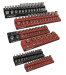 Eaceliy 6-PIECE Magnetic Socket Organizer Set 1/4'' 3/8'' 1/2'' Metric Sae. Fixed Price $27.99.
